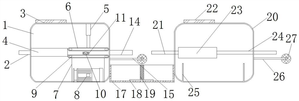 A cable installation stripping mechanism