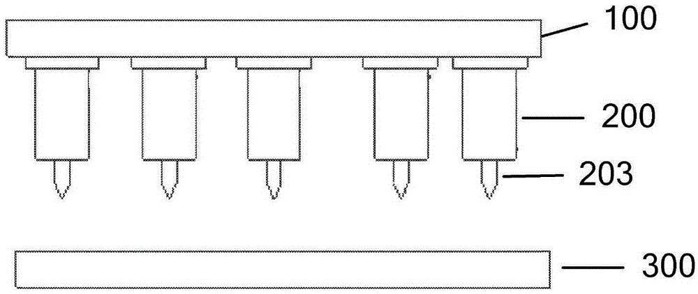 Testing device for PCBA