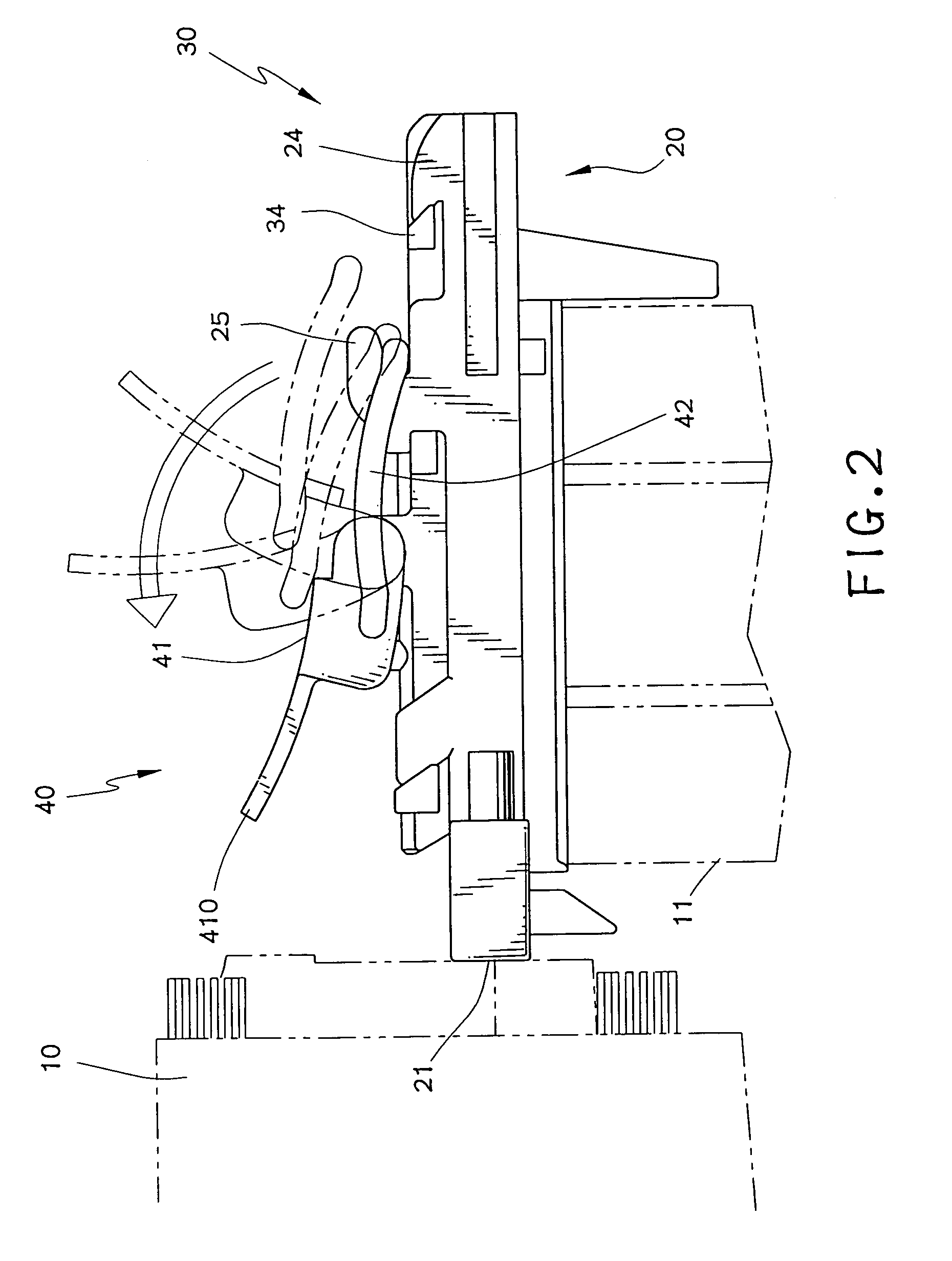 Fastening structure for cover and top seat of magazine of stapling gun nose