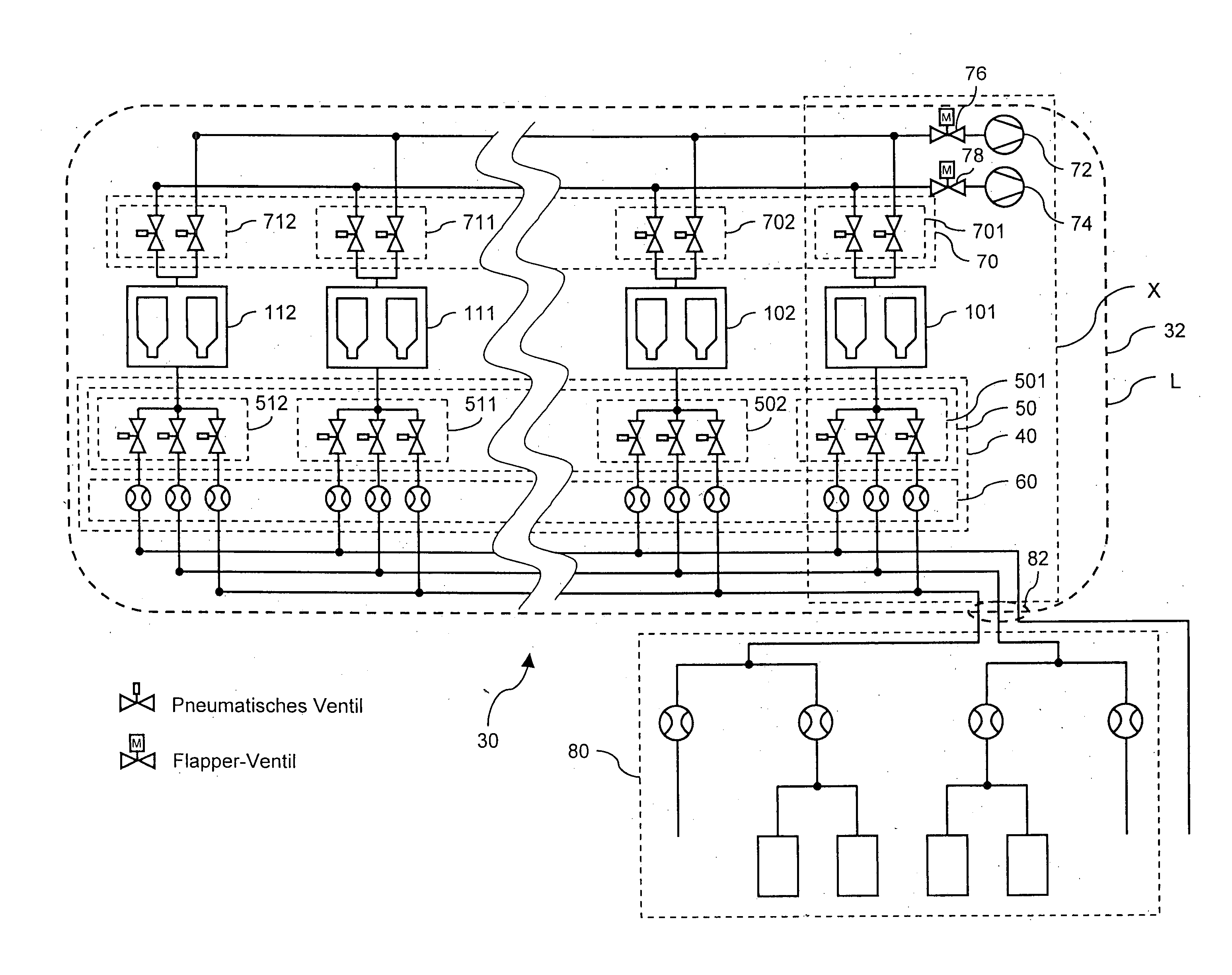 Device and method for treating workpieces