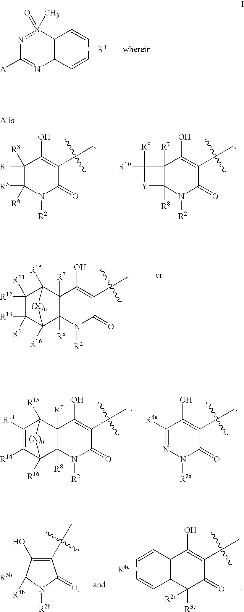 1-methyl-benzo[1,2,4]thiadiazine 1-oxide derivatives