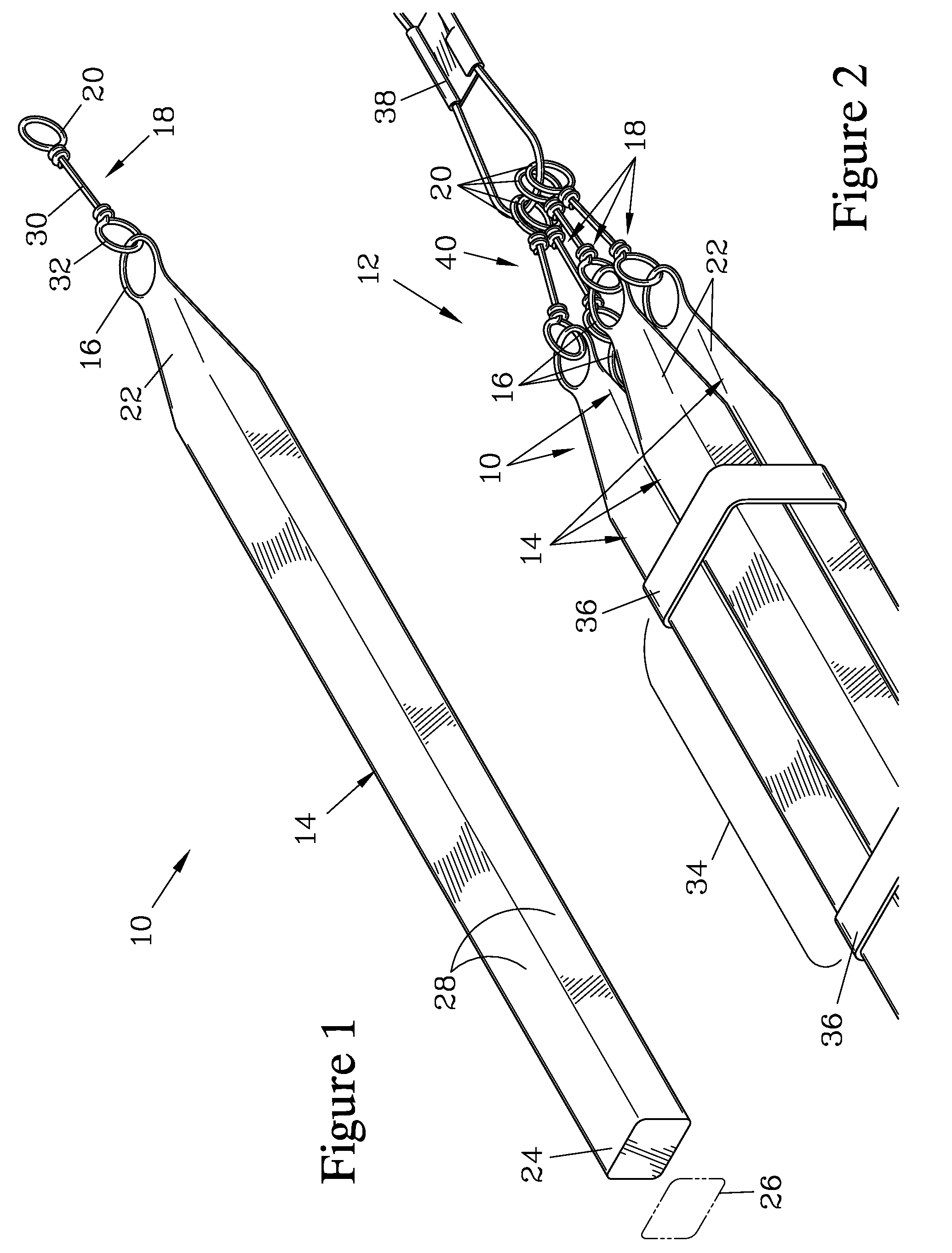 Stackable casting sinker