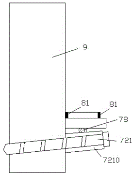 Logging saw device guided by guide groove, provided with air blower and used for forestry and using method of logging saw device