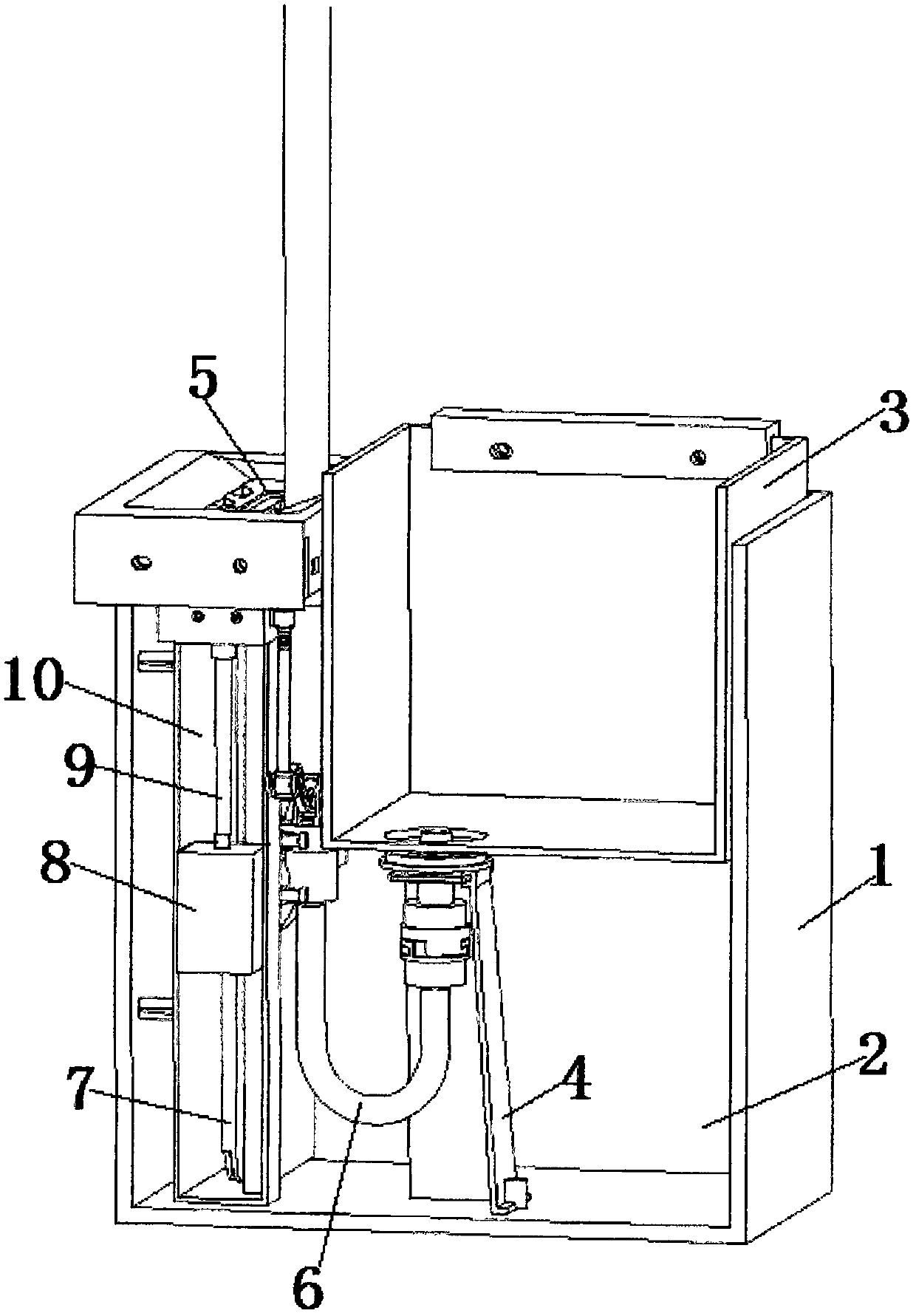 Washing bucket for flat mop