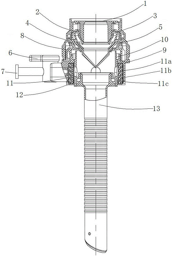 Laparoscopic filter puncture outfit