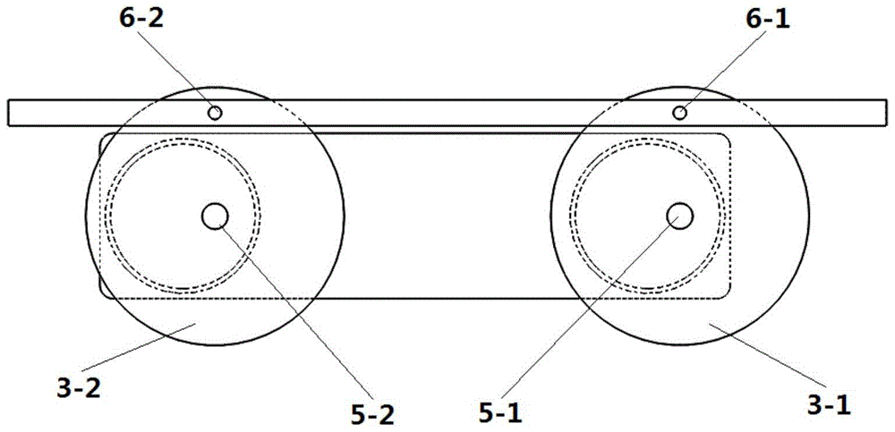 A multi-phase link-wheel drive mechanism