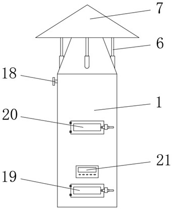 A clean and environmentally friendly toxic gas vocs efficient treatment device