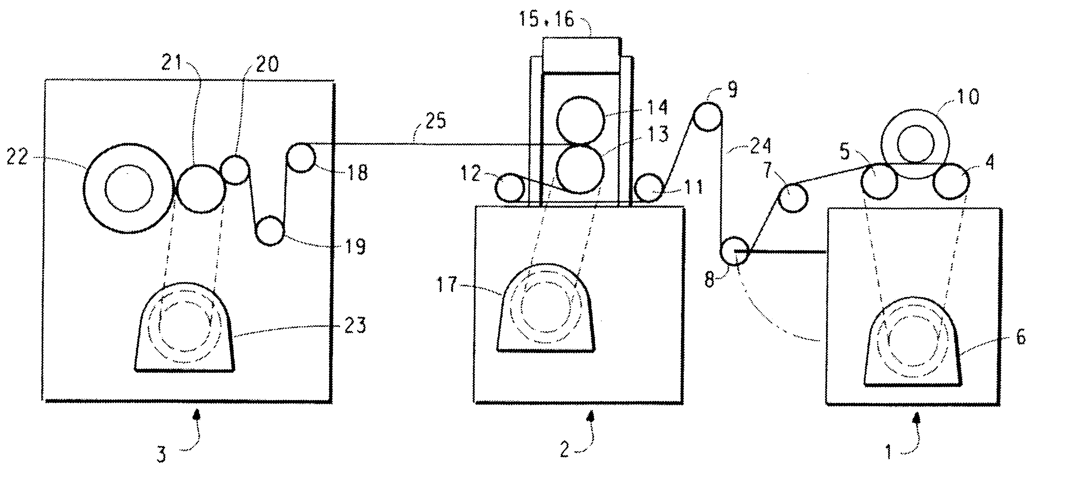 Method for producing a shaped multifilament, non-thermoplastic, elastomeric yarn