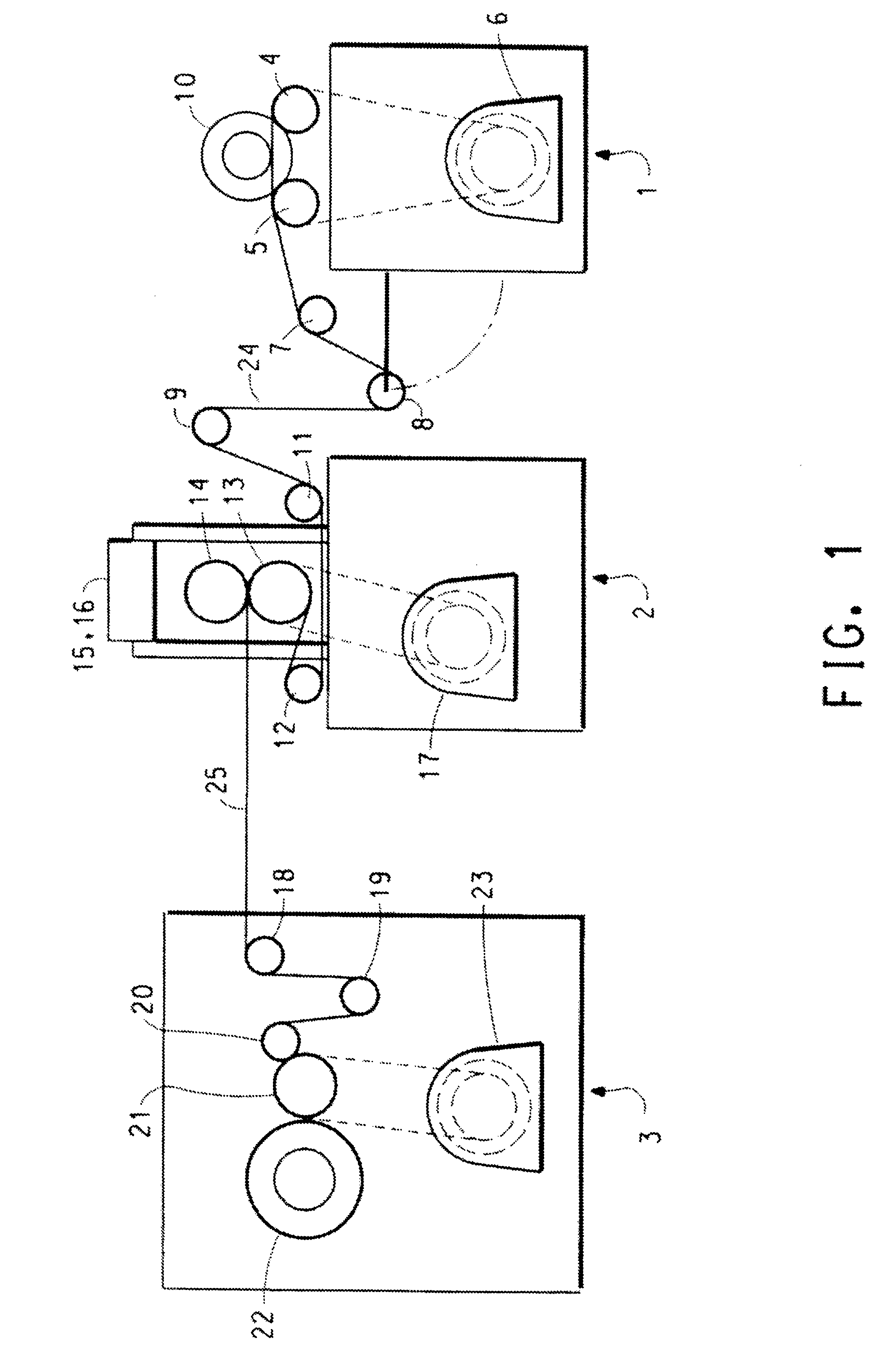 Method for producing a shaped multifilament, non-thermoplastic, elastomeric yarn