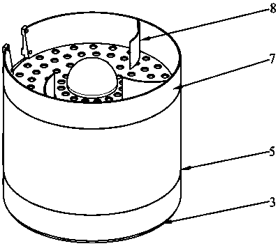 Layered coin separating device