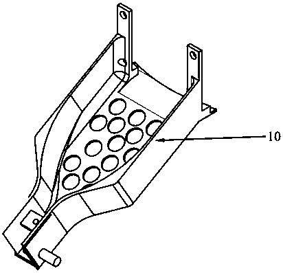 Layered coin separating device