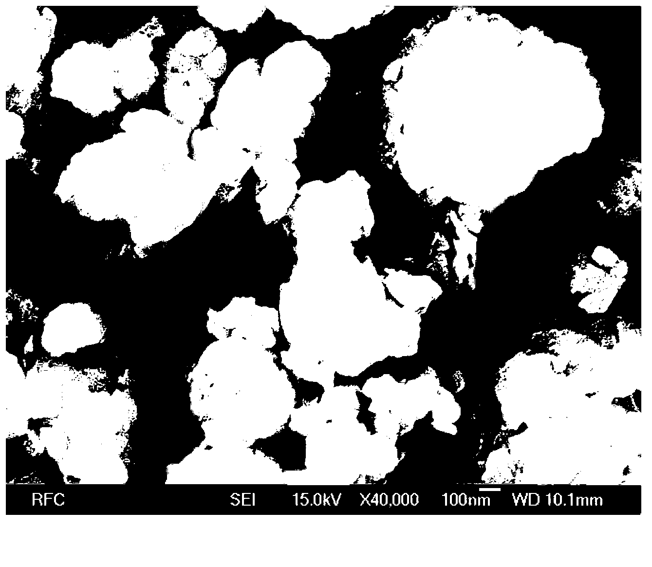 Lithium sodium manganate cathode material and preparation method thereof