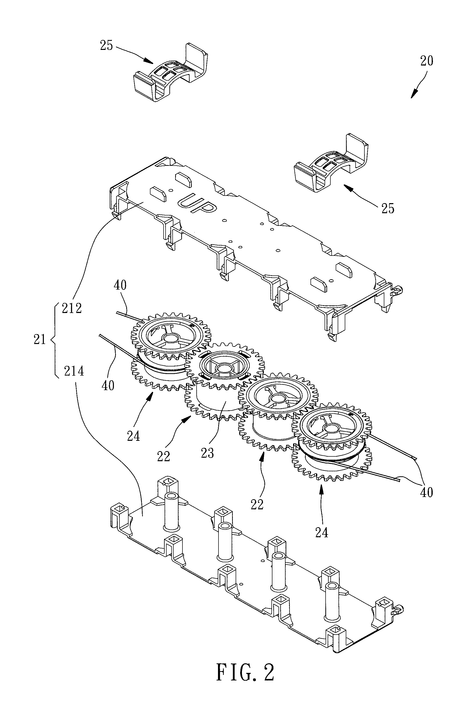 Blind body brake mechanism for non pull cord window blind