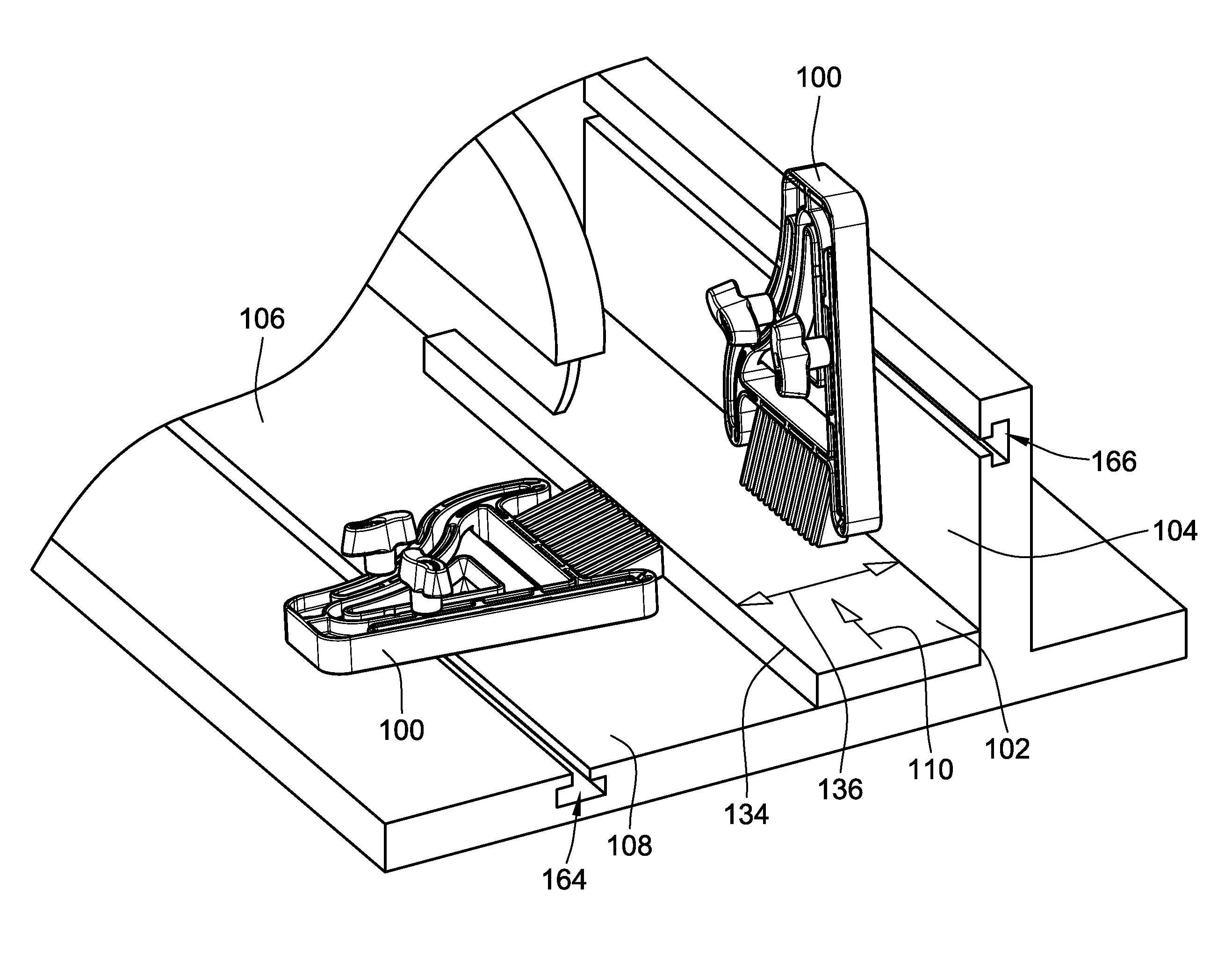 Feather board apparatus and method