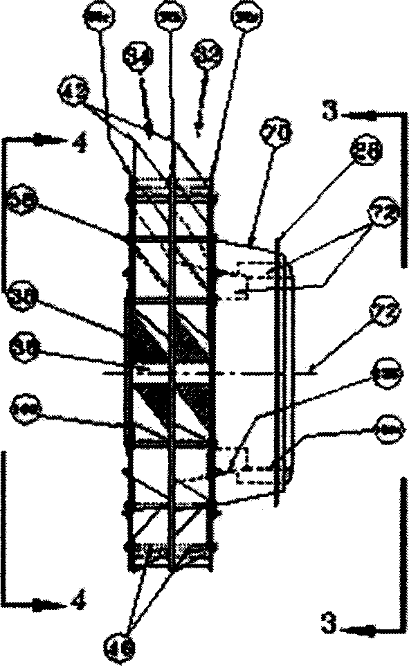 Double ventilating regulator and burner nozzle of low NOx combustor system