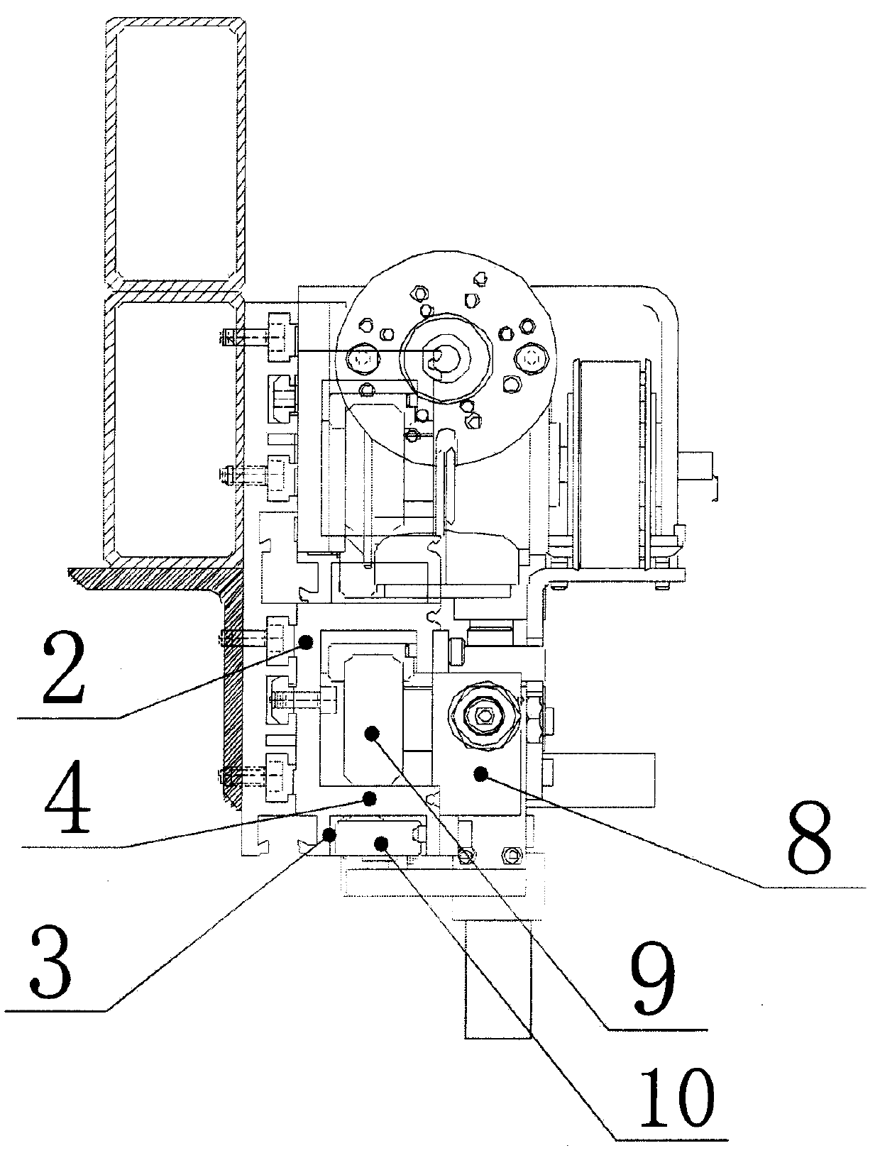 Electric sliding-plug door window