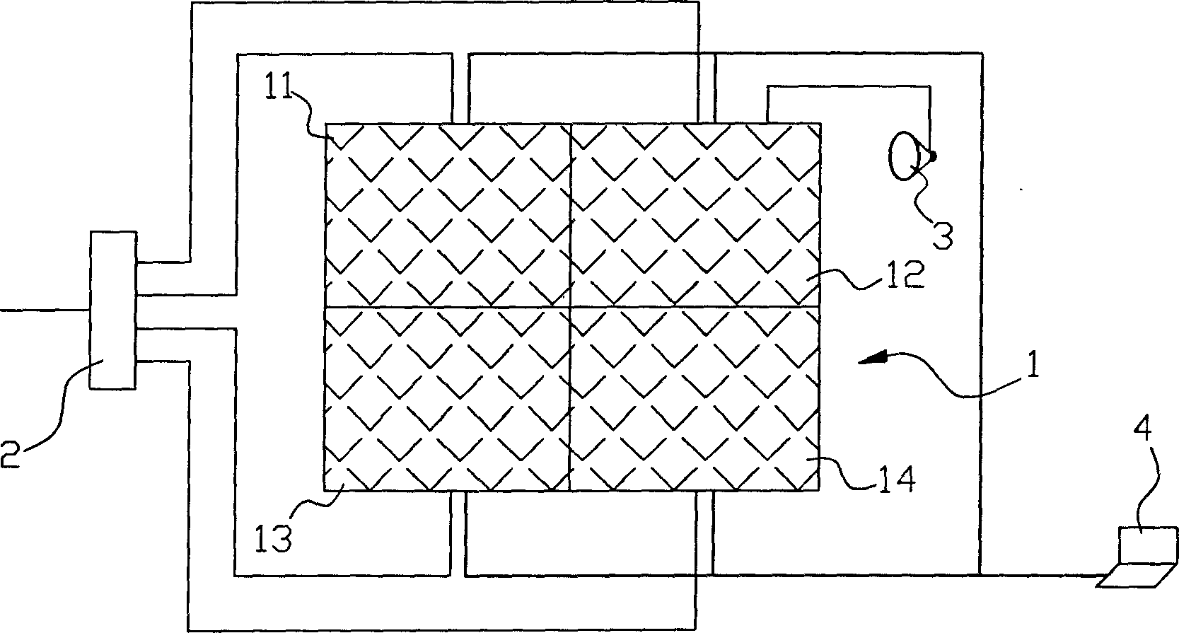 Construction method for television wall and television wall realized by same