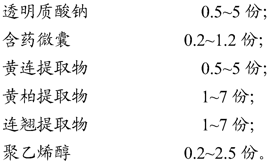 Gel sustained-release agent for treating otitis externa and preparation method thereof