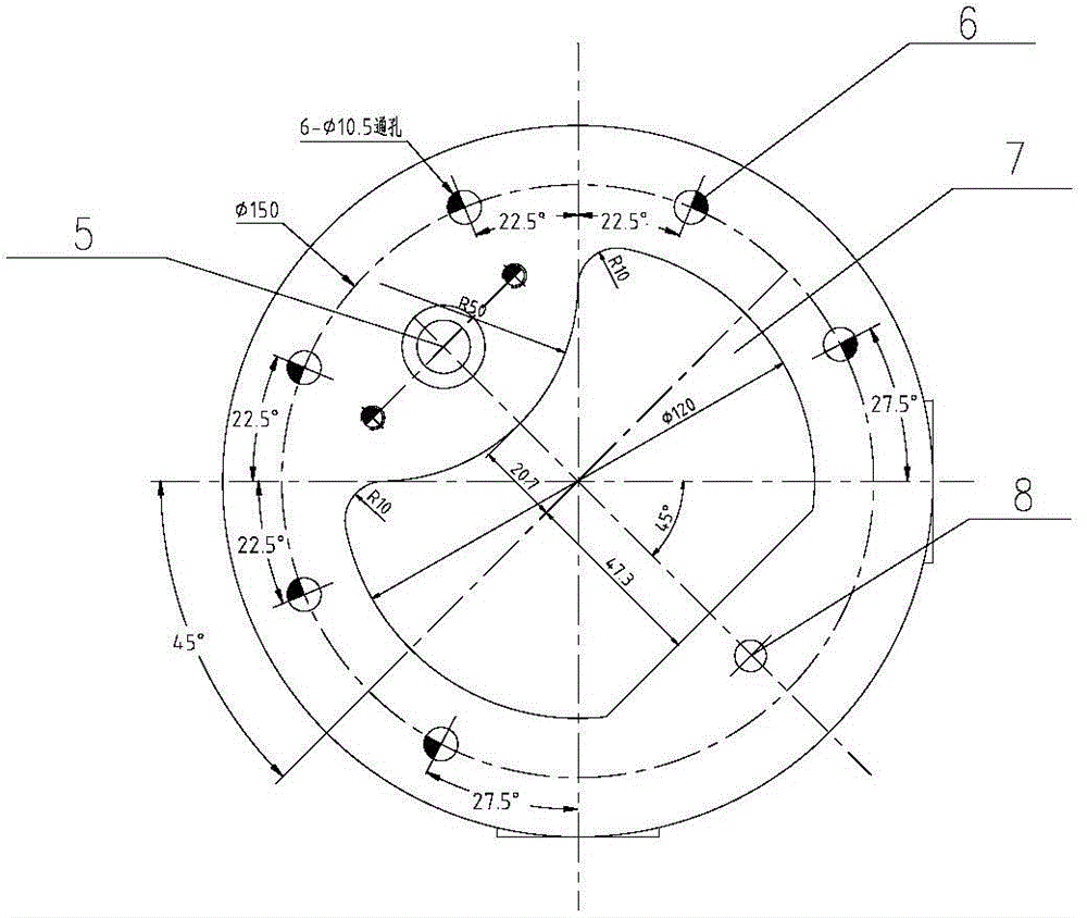 A connection device for star-arrow separation and impact reduction