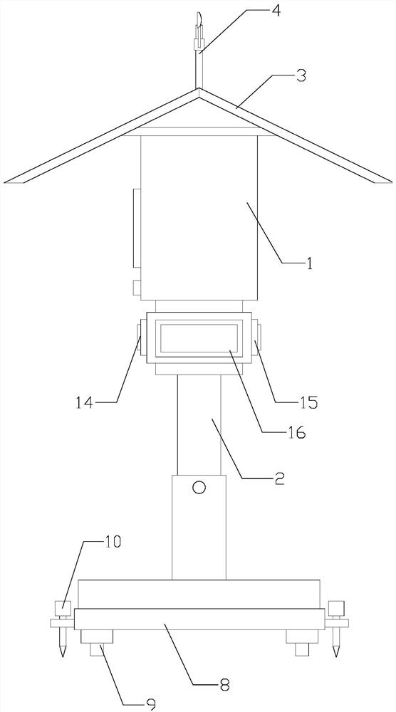 Constructional engineering environment monitoring device