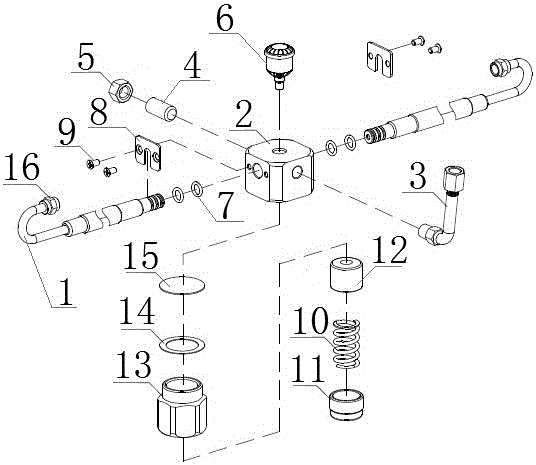 Vehicle double-tire pressure balancer