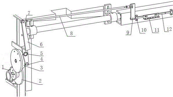 Edge penetrating device for netting machine