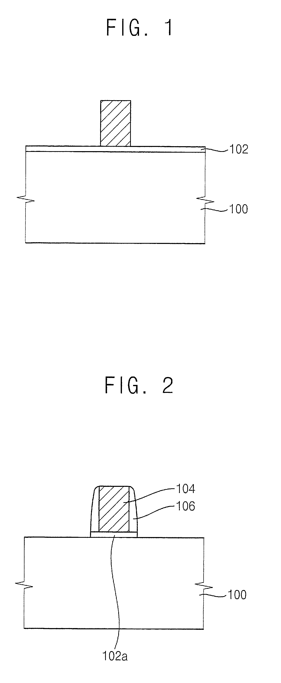 Methods of manufacturing mos transistors with strained channel regions