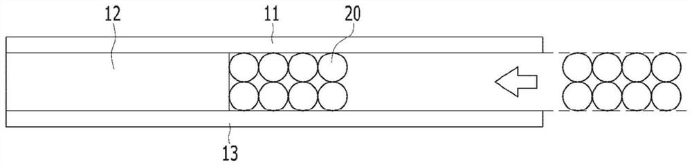 Magnetic element and flat panel display device comprising same