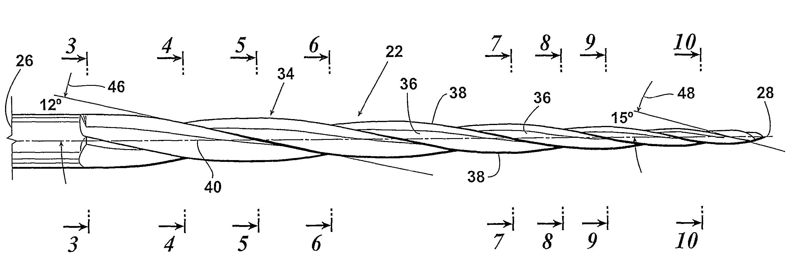 Reciprocal reverse rotation endodontic file