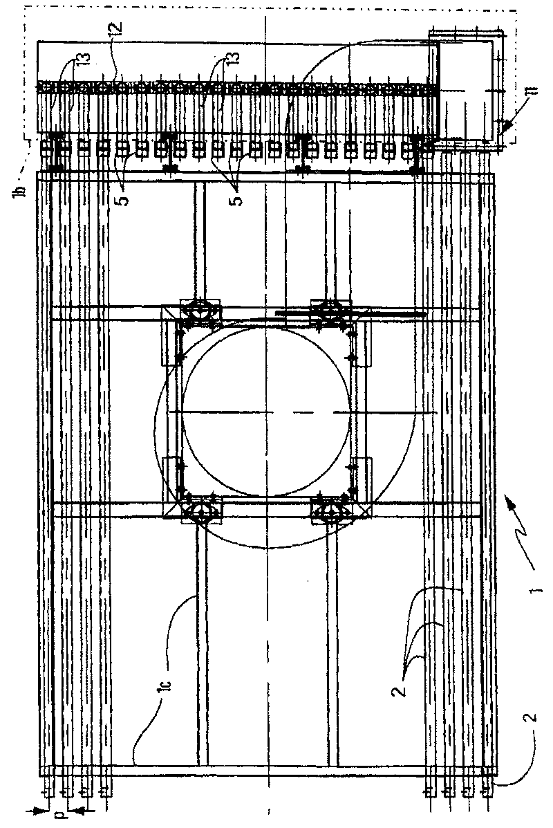 Horizontal drier used for ceramic materials and using method thereof