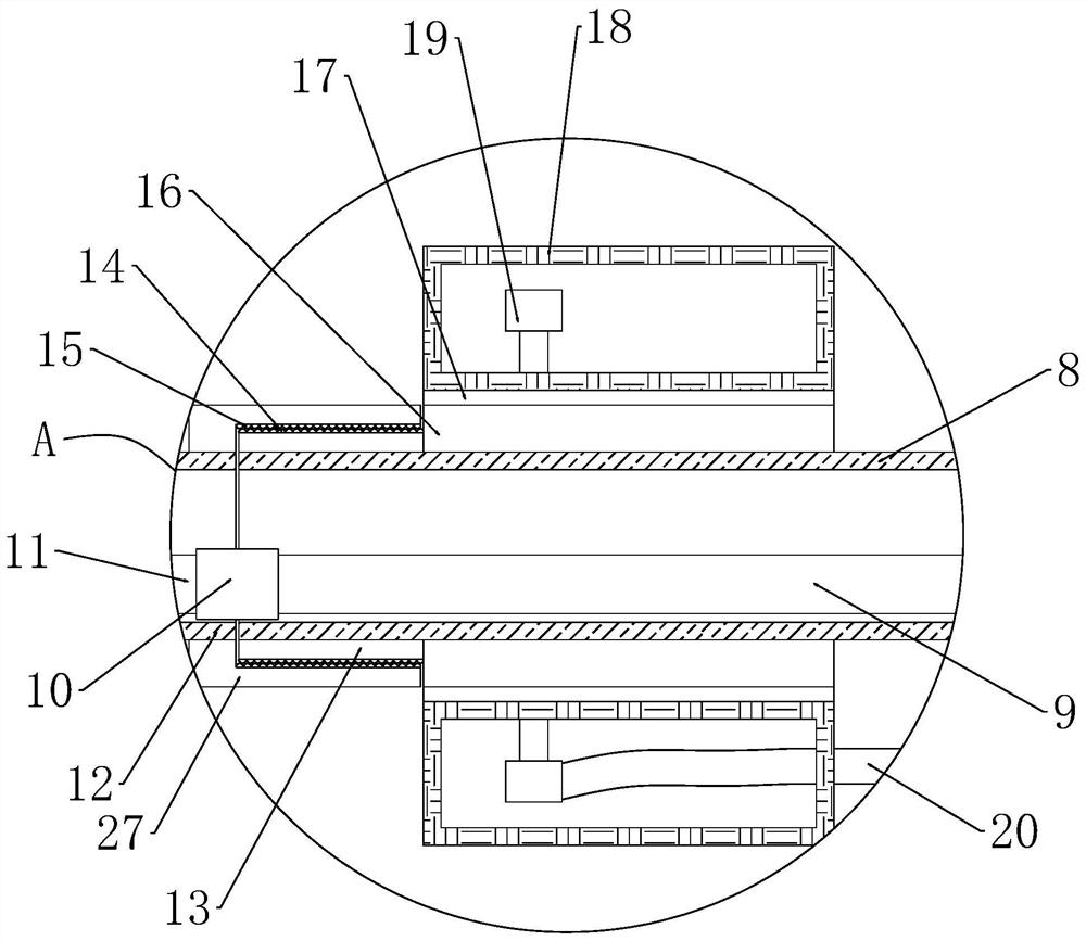 A double-ended water stopper device and method with integrated borehole peeping function