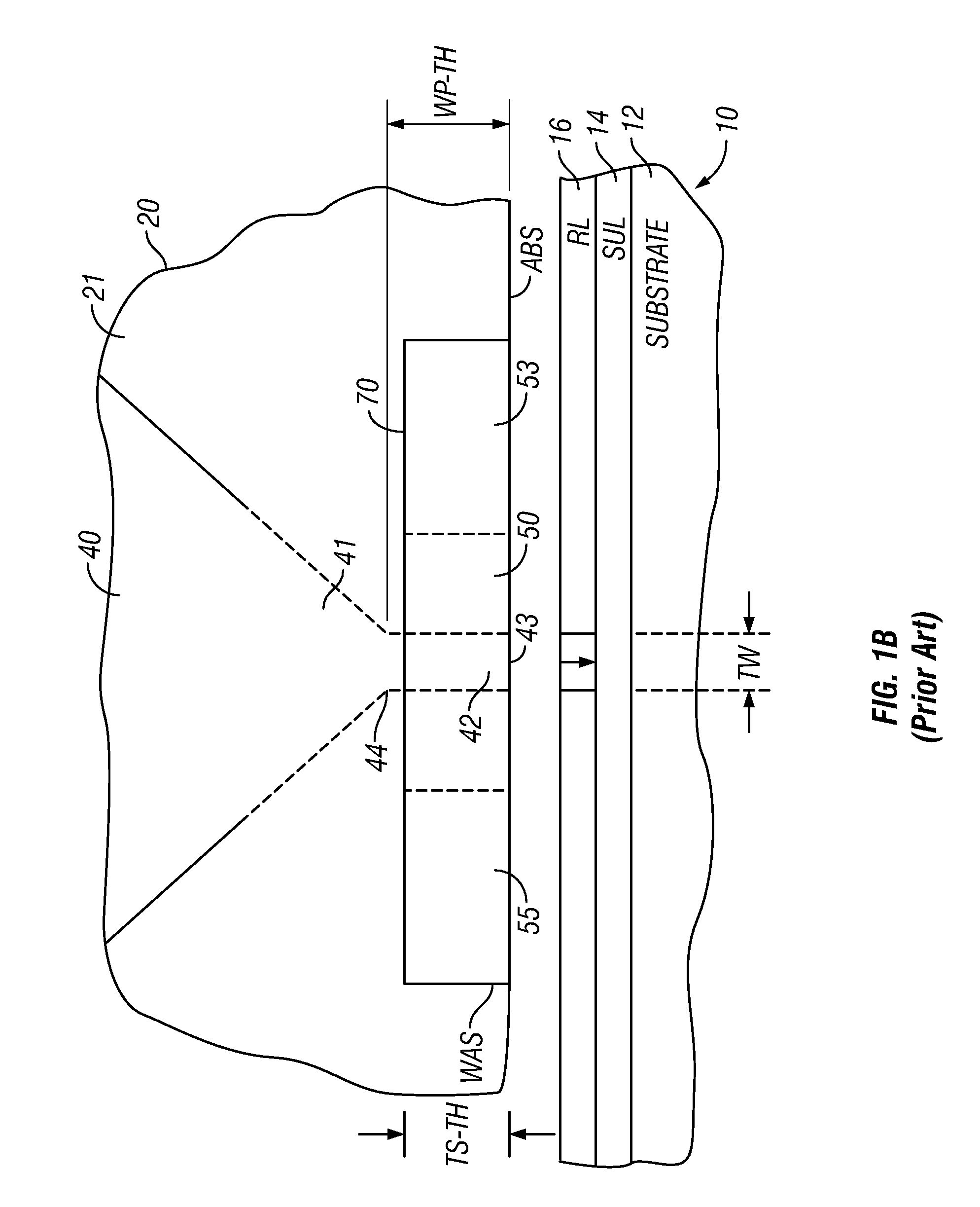 Perpendicular magnetic recording write head with slanted magnetic write pole