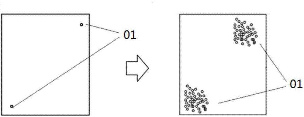 Positioning base plate for PCB pore forming and positioning method thereof