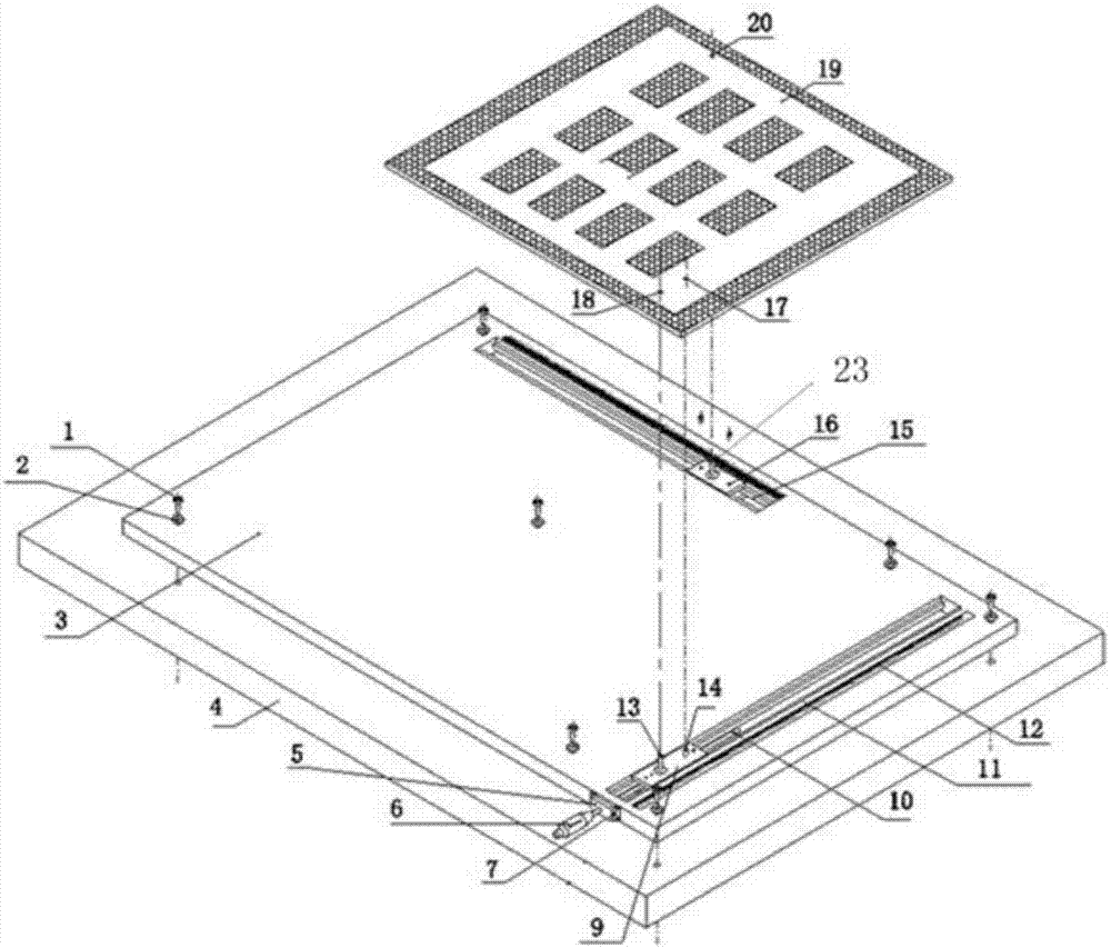 Positioning base plate for PCB pore forming and positioning method thereof