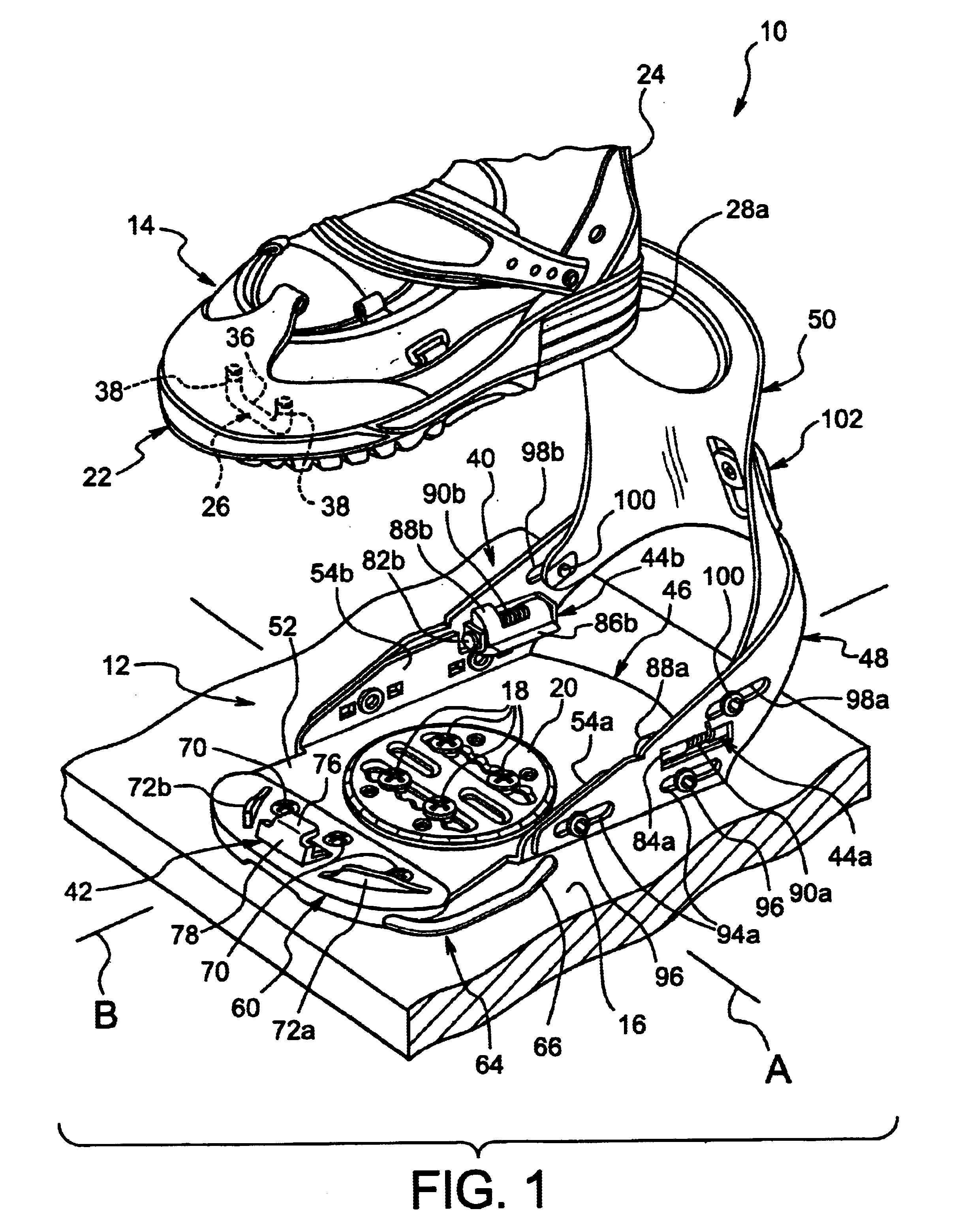 Snowboard binding system