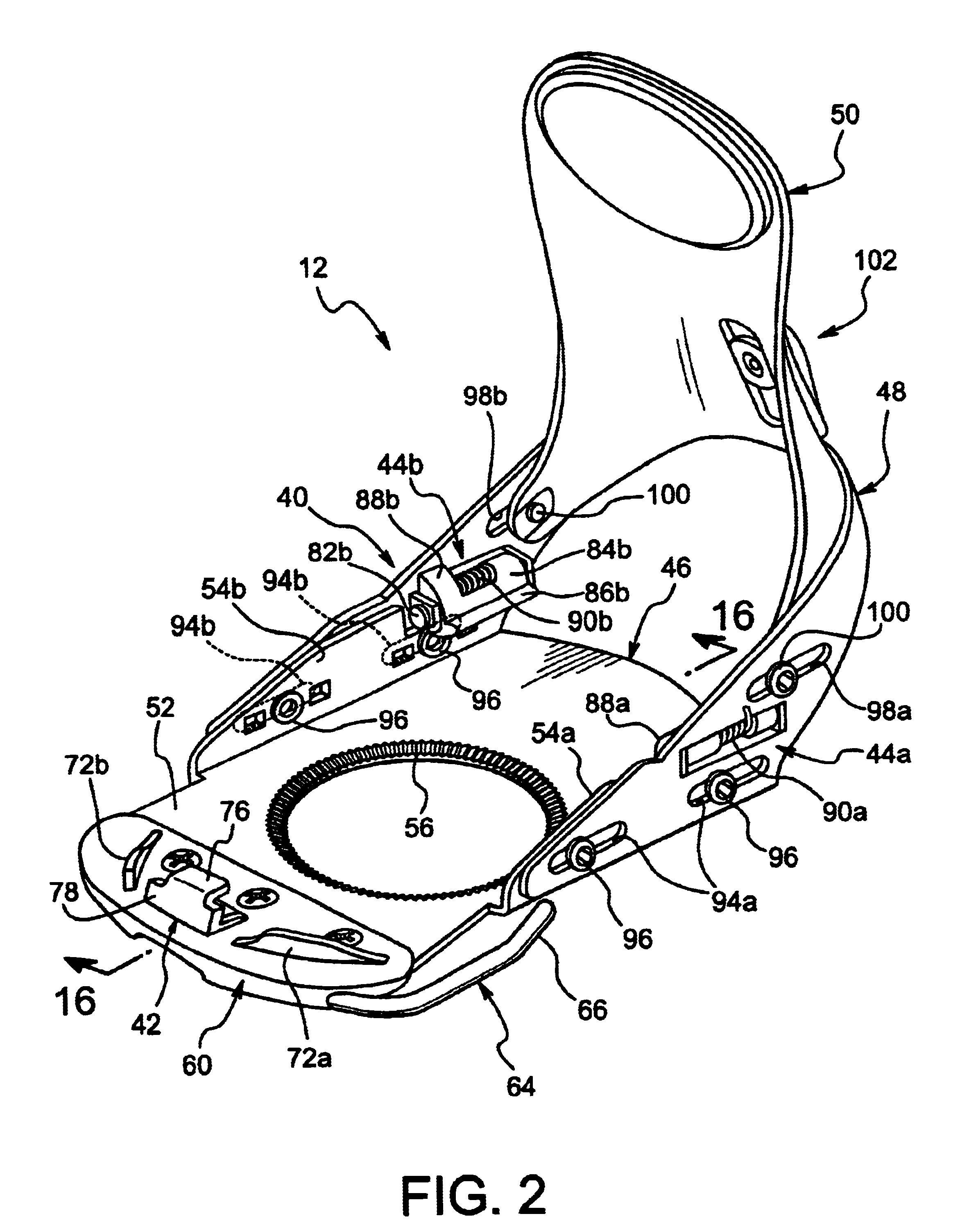 Snowboard binding system