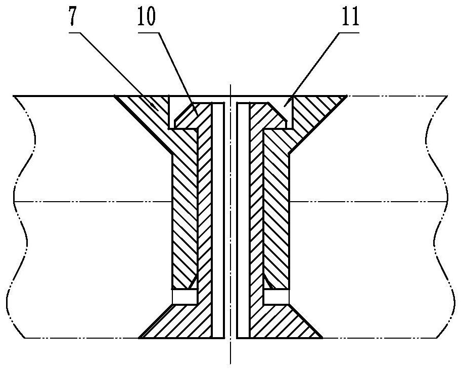 Elastic hook pin device