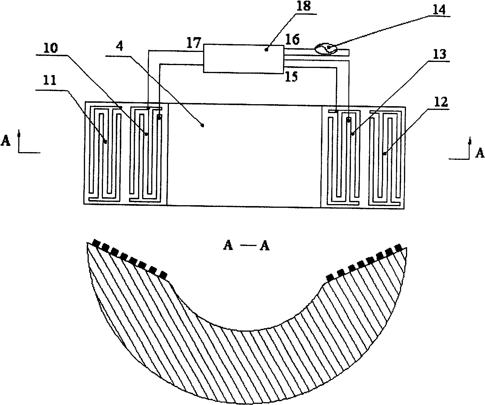 Rotary sonic surface wave motor