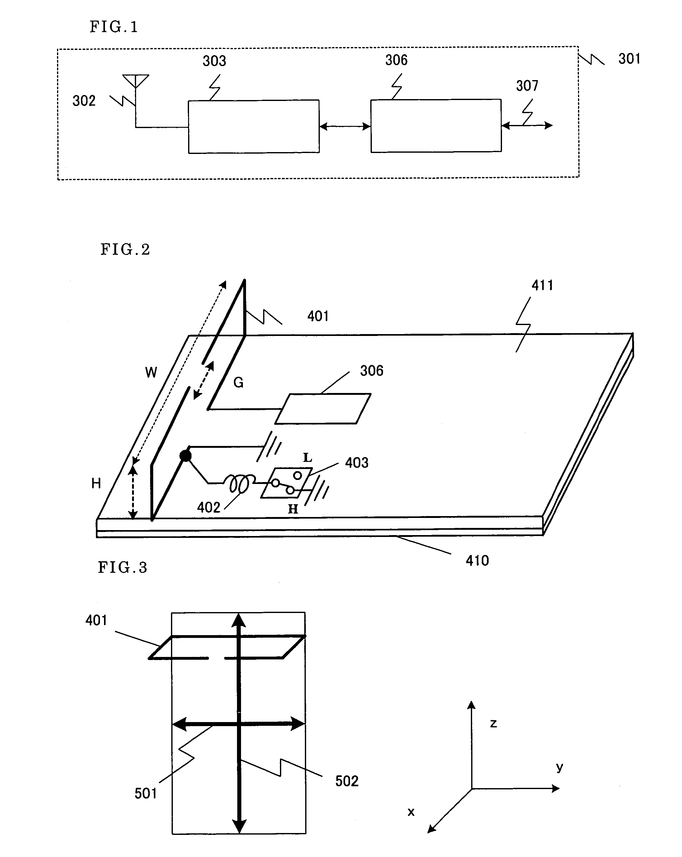 Radio terminal device antenna and radio terminal device