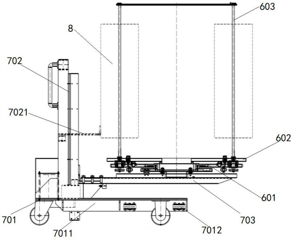 Spraying production line and production method