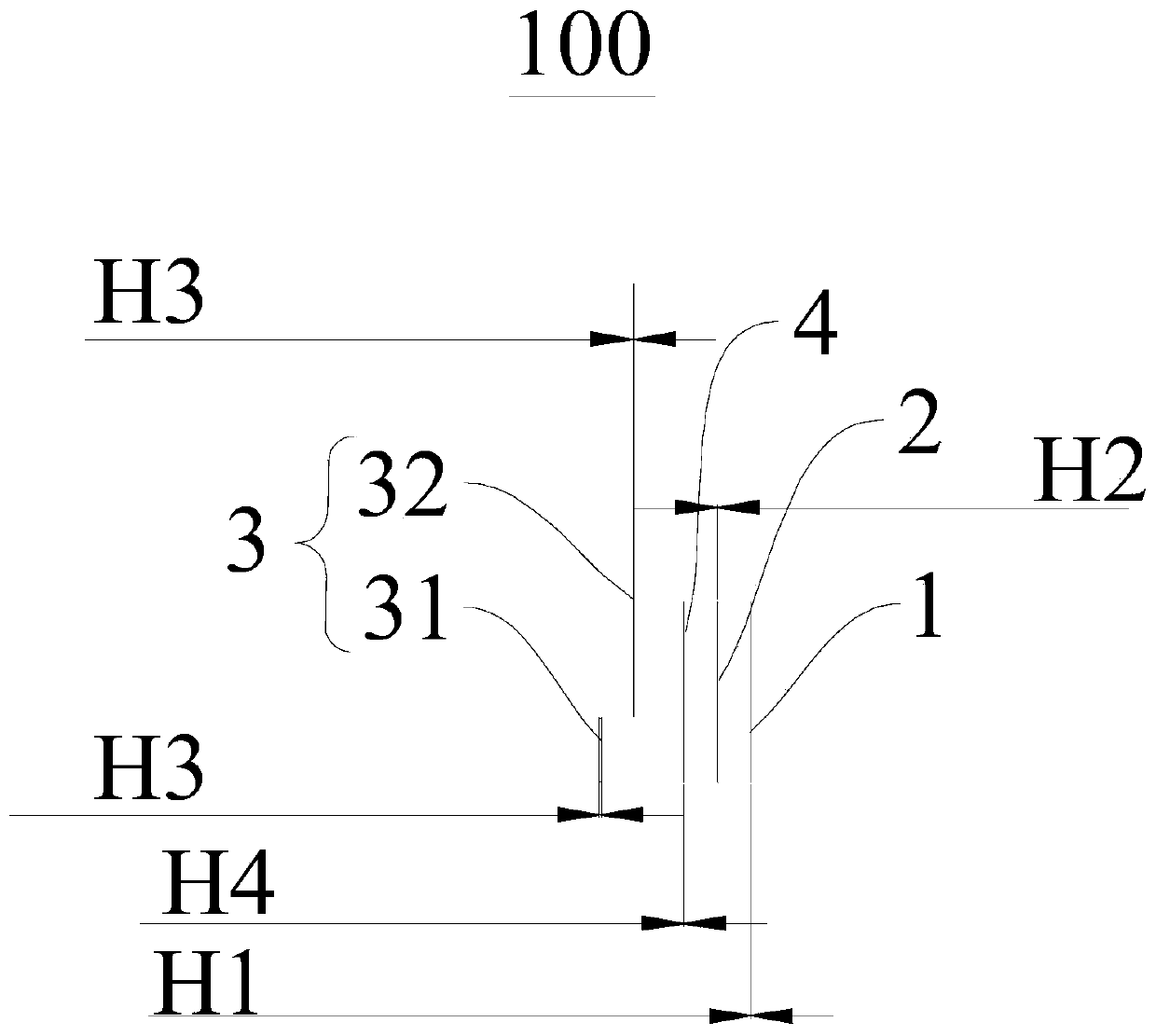 Teflon component and mobile terminal having same