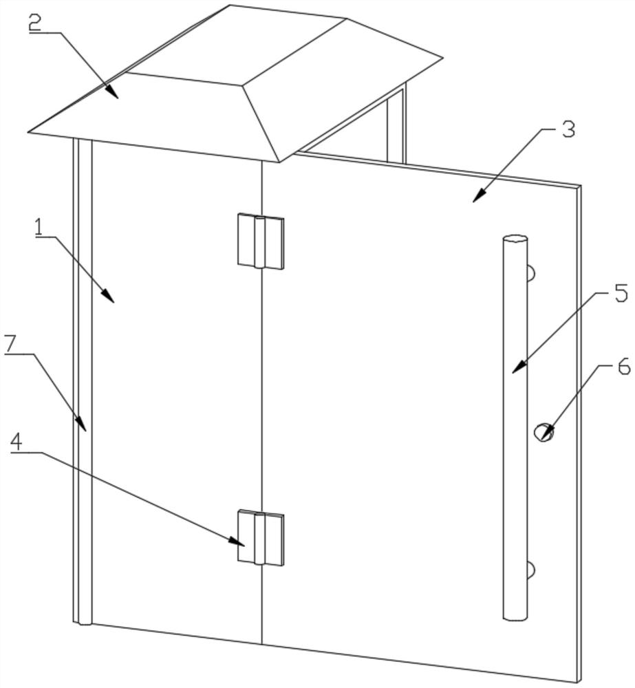 Anti-electric shock control cabinet for communication base station