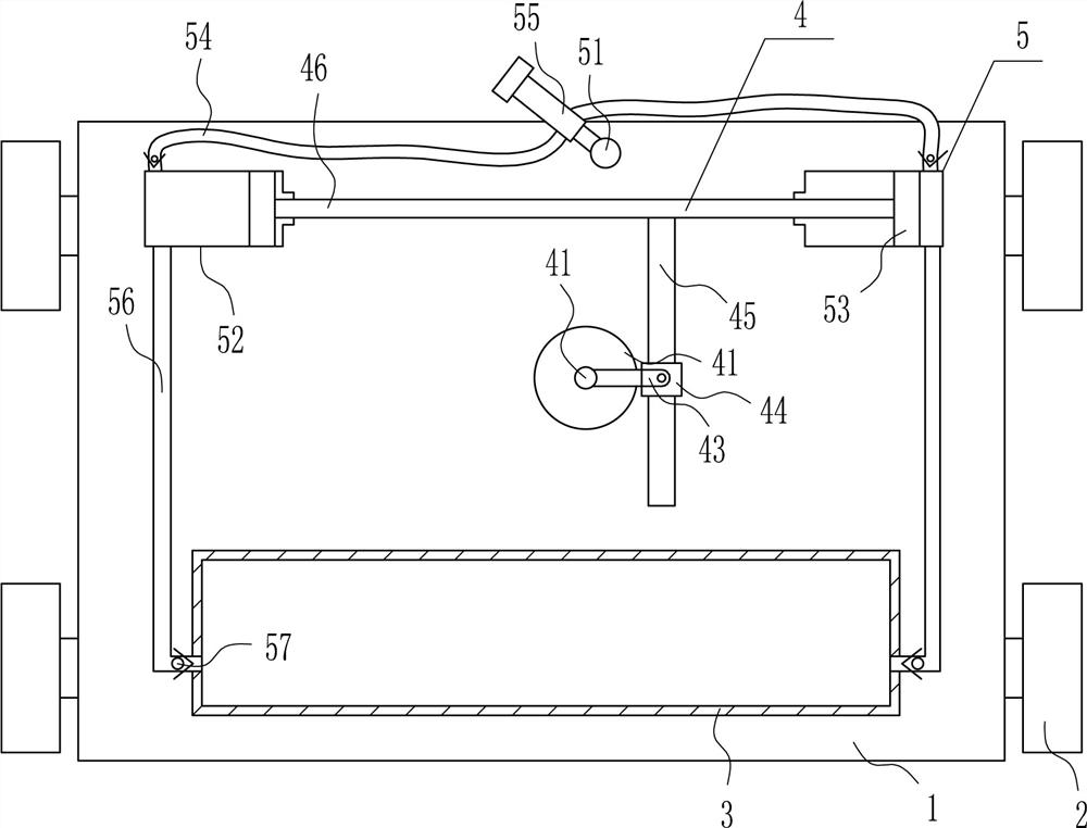 Garden seedling spraying device