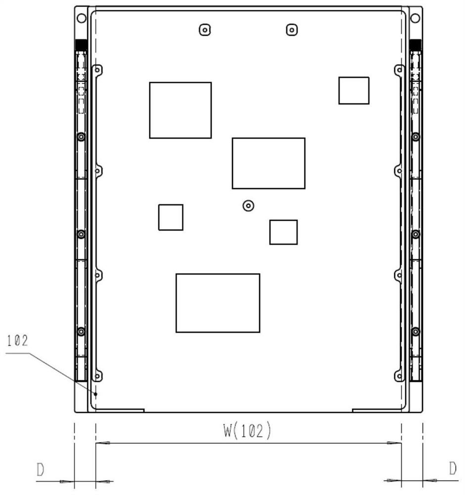 Graphite aluminum high-thermal-conductivity module with low longitudinal thermal resistance