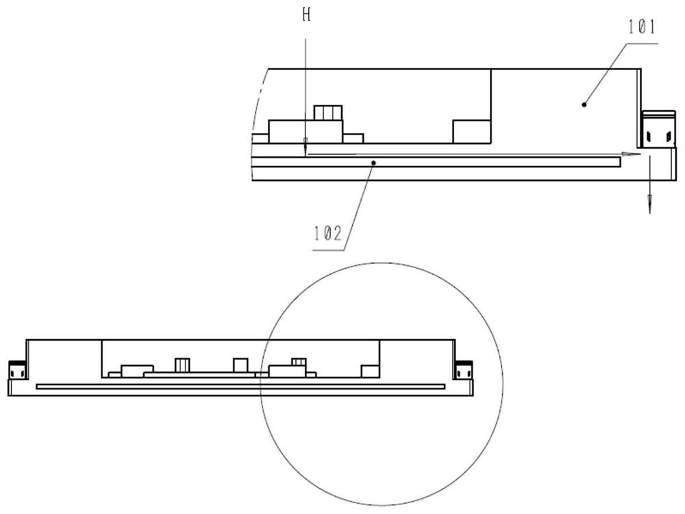 Graphite aluminum high-thermal-conductivity module with low longitudinal thermal resistance