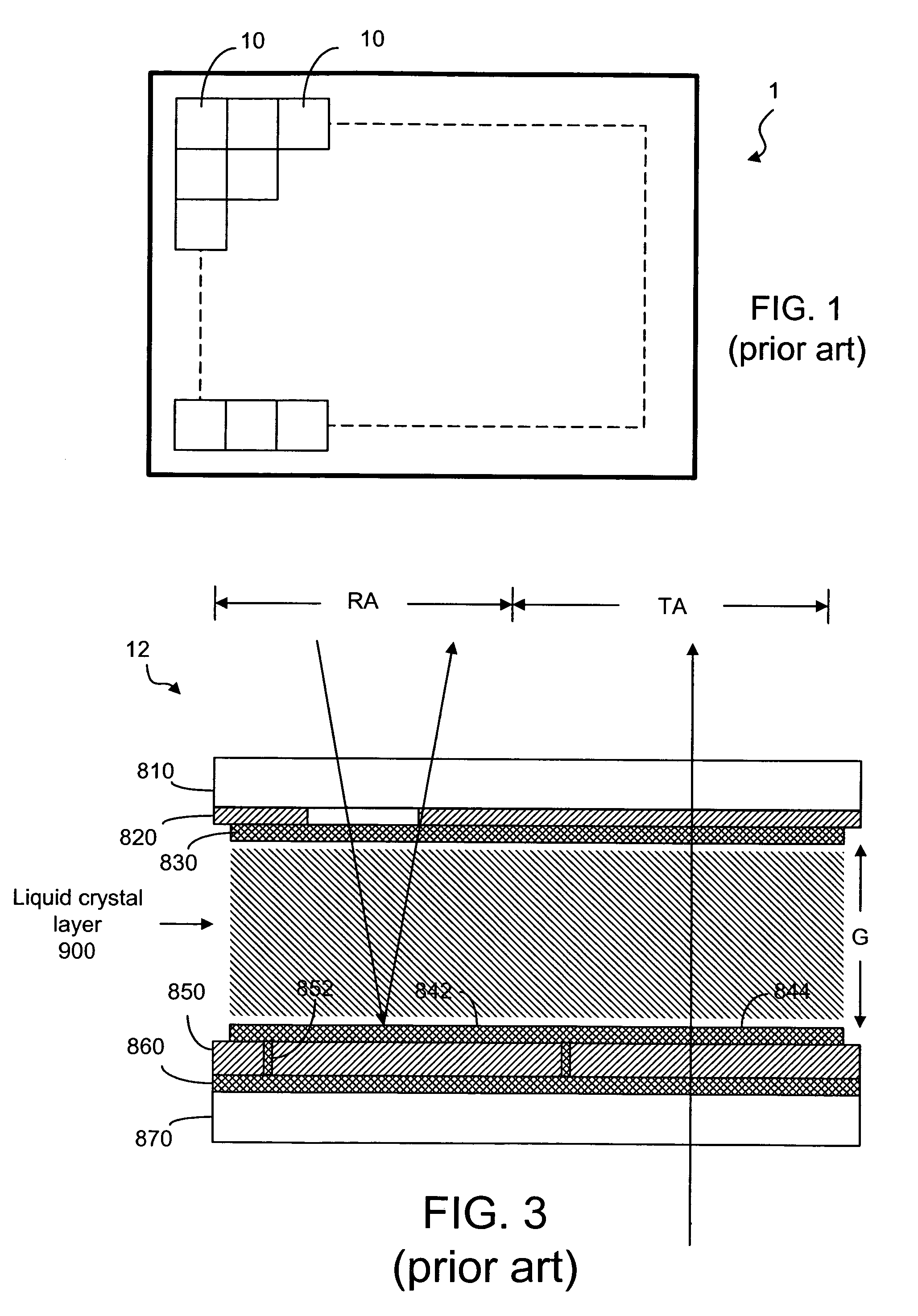 Four-color transflective color liquid crystal display