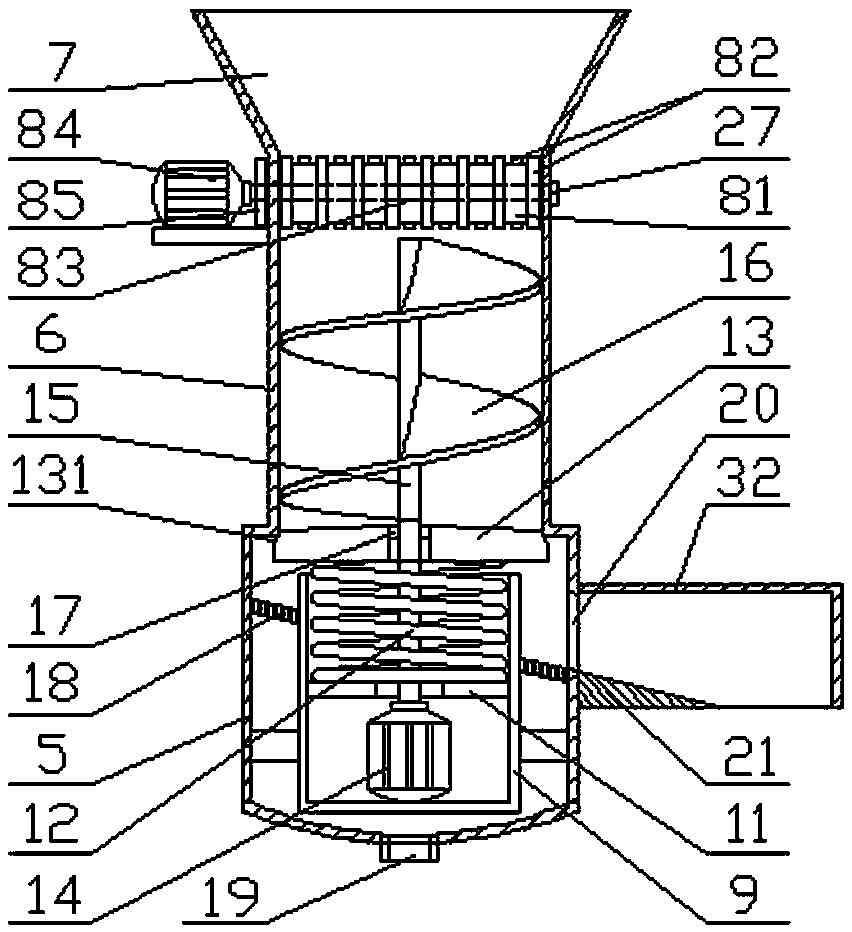 Intelligent city management garbage classifying and transporting device