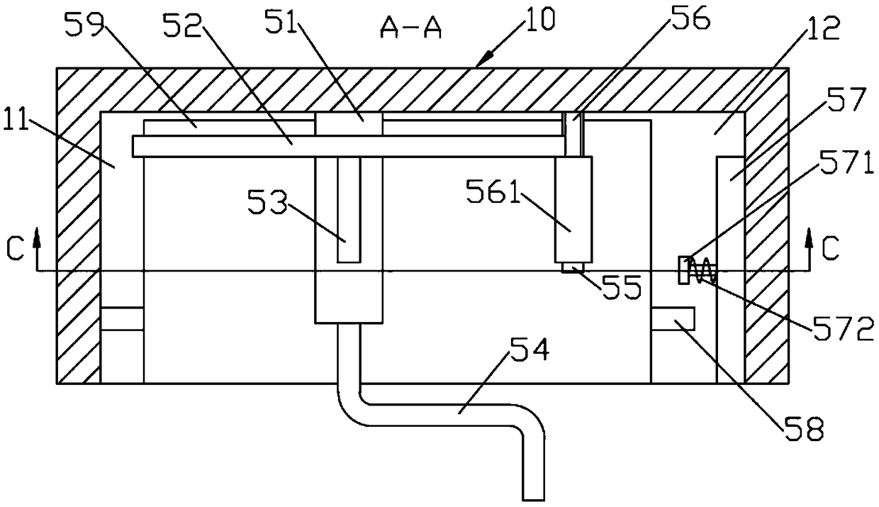 Fire hydrant cabinet with water hose convenient to wind