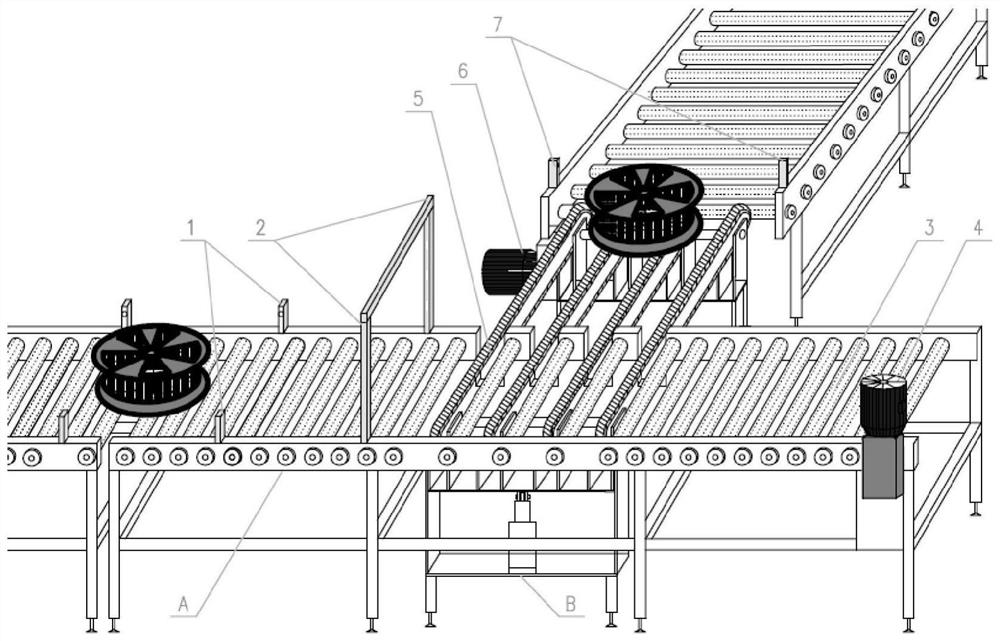 Automobile hub diameter measuring positioning conveying device and its control method