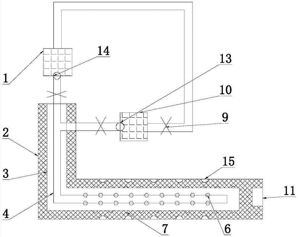 A method and device for mining natural gas hydrate by in-situ combustion method